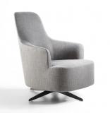 Porada Copine Bergere Armchair with Swivel Base