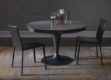 Ozzio Eclipse Round Extending Dining Table in Wood