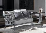 Gervasoni Gray Loveseat Armchair