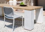 Gervasoni Inout Garden Table with Teak Top