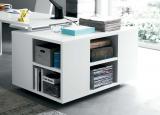 Isola Home Office Desk With Bookcase