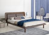 Novamobili Matisse Bed with Wood Headboard