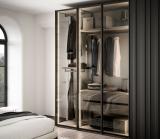 Novamobili Perry Glass Wardrobe