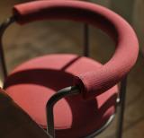 Roe Garden Chair with Cylindrical Cushion