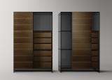 Tonelli Shoji Wood Cabinet/Wardrobe