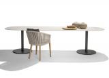 Tribu T-Table Oval Garden Dining Table