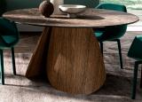 Ozzio Veliero Fisso Round Dining Table