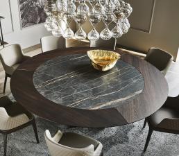 Cattelan Italia Skorpio Ker-Wood Round Table