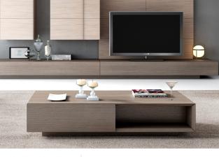 Almada Rectangular Coffee Table In White - Ex Display, In Stock