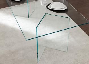 Tonelli Bacco Glass Dining Table