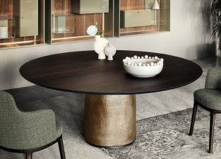 Lema Bule Dining Table With Lazy Susan - New, In Stock