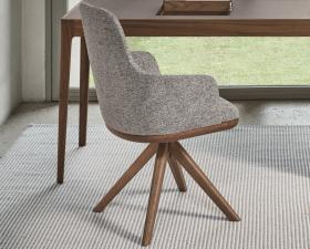 Porada Connie Dining Chair with Swivel Base