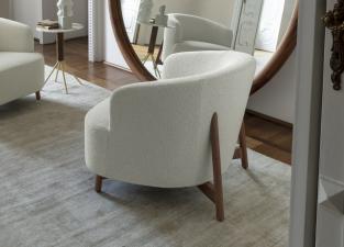 Porada Copine Armchair (Wood Frame)