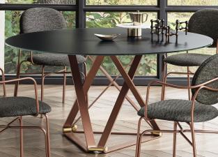 Bontempi Delta Round Dining Table