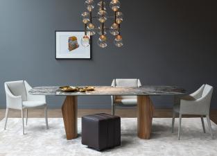 Bonaldo Flame Wood Dining Table