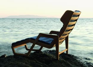 Molteni Gio Ponti D.150.5 Outdoor Chaise Longue