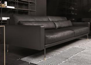 Vibieffe Modern Sofa with Wide Arms