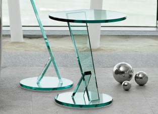 Tonelli Nicchio Glass Side Table