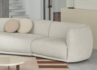 Saba Vela Piping Corner Sofa