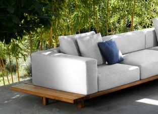 Tribu Vis A Vis Corner Garden Sofa