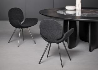 Bonaldo Youpi Dining Chair with Metal Legs