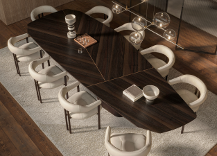 Cattelan Italia Senator Wood Table