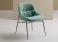 Bontempi Amelie Dining Chair with Metal Legs