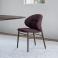 Bontempi Drop Dining Chair with Wooden Legs