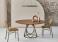 Bontempi Louis Round Dining Table in Wood