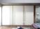 Offset Sliding Door Wardrobe With Mirror Inserts