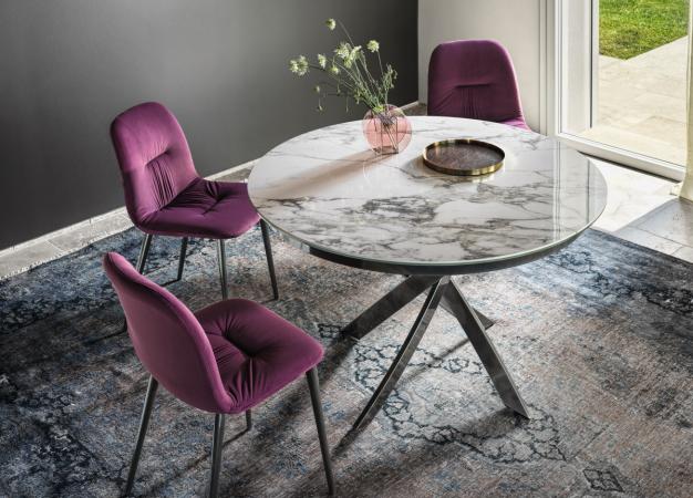 Bontempi Barone Round Dining Table | Bontempi Tables | Bontempi Casa